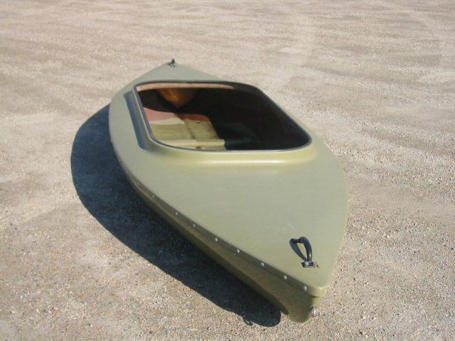Teal Duck Skiff