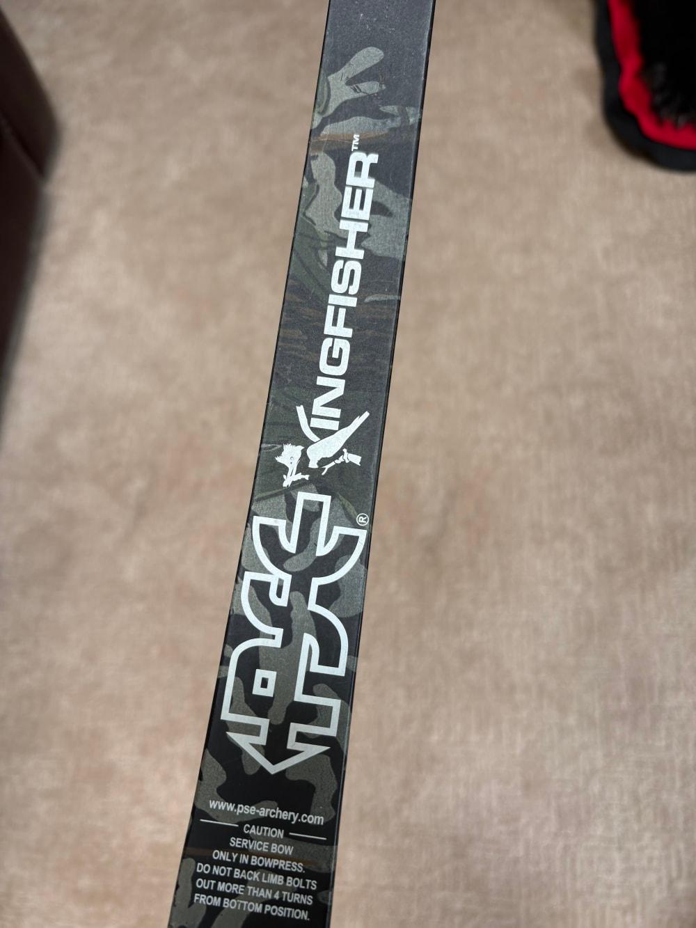 PSE Kingfisher recurve bow 